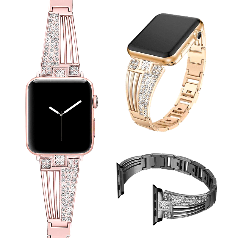 Rose Gold Apple Watch Milanese Band and or Lab Diamond Apple 
