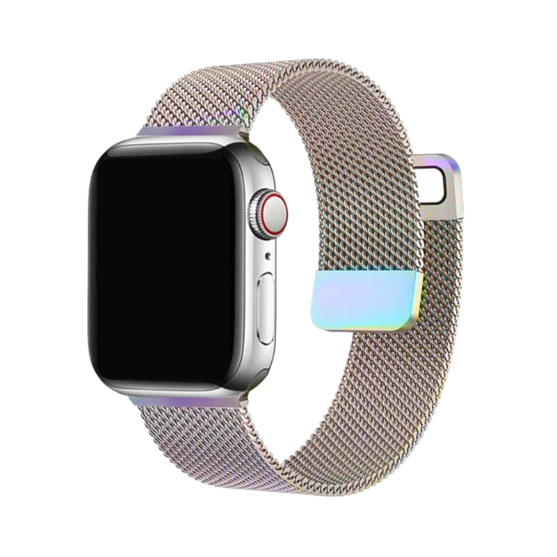 Multicolor Milanese Loop Band for Apple Watch.