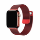 Red Milanese Loop Band for Apple Watch.