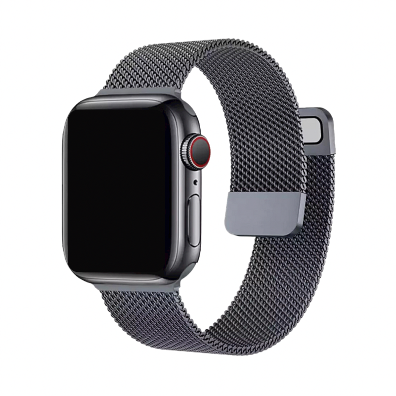 Space Gray Milanese Loop Band for Apple Watch.