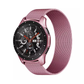Pink Milanese Universal Watch Band on Samsung Galaxy Watch.