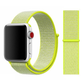 Lemon Nylon Sport Loop Band for Apple Watch.