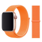 Papaya Orange Nylon Sport Loop Band for Apple Watch.