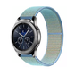 Cornflower Light Blue Nylon Sport Universal Watch Loop Band on Samsung Gear S3 Classic Watch.