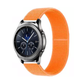Papaya Nylon Sport Universal Watch Loop Band on Samsung Gear S3 Classic Watch.