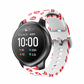 Kiss Printed Silicone Sport Universal 22mm Watch Band.