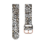 Leopard Print Silicone Sport 20mm Band for Samsung Galaxy, Active 2, Gear S2/Sport, Fossil, TicWatch, Amazfit.