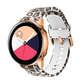 Leopard Wildcat Printed Silicone Sport 20mm Watch Band on Samsung Galaxy Active 2.