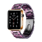 Purple Graphite Resin Band for Apple Watch.