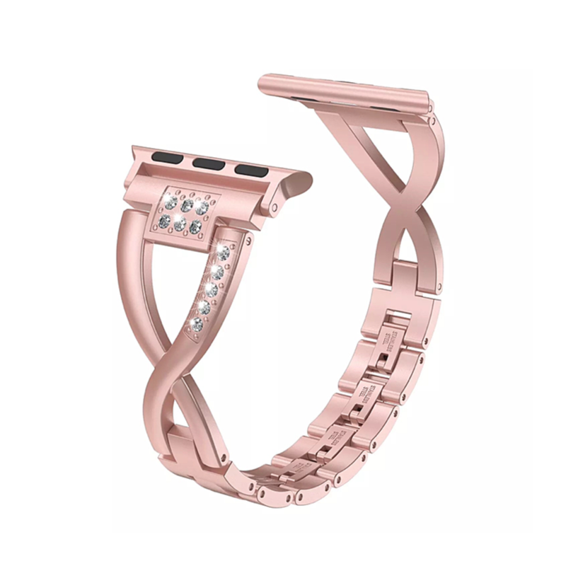 Signature Diamond Accent Bracelet Band for Apple Watch