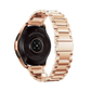 Samsung Galaxy Watch with a Rose Gold Classic Link Universal Watch Band - Back View.