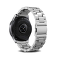 Samsung Galaxy Watch with a Silver Classic Link Universal Watch Band - Back View.