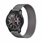 Graphite Gray Milanese Universal Watch Band on Samsung Galaxy Watch.
