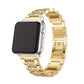 Gold Vintage Style Diamond Link Bracelet Band for Apple Watch.